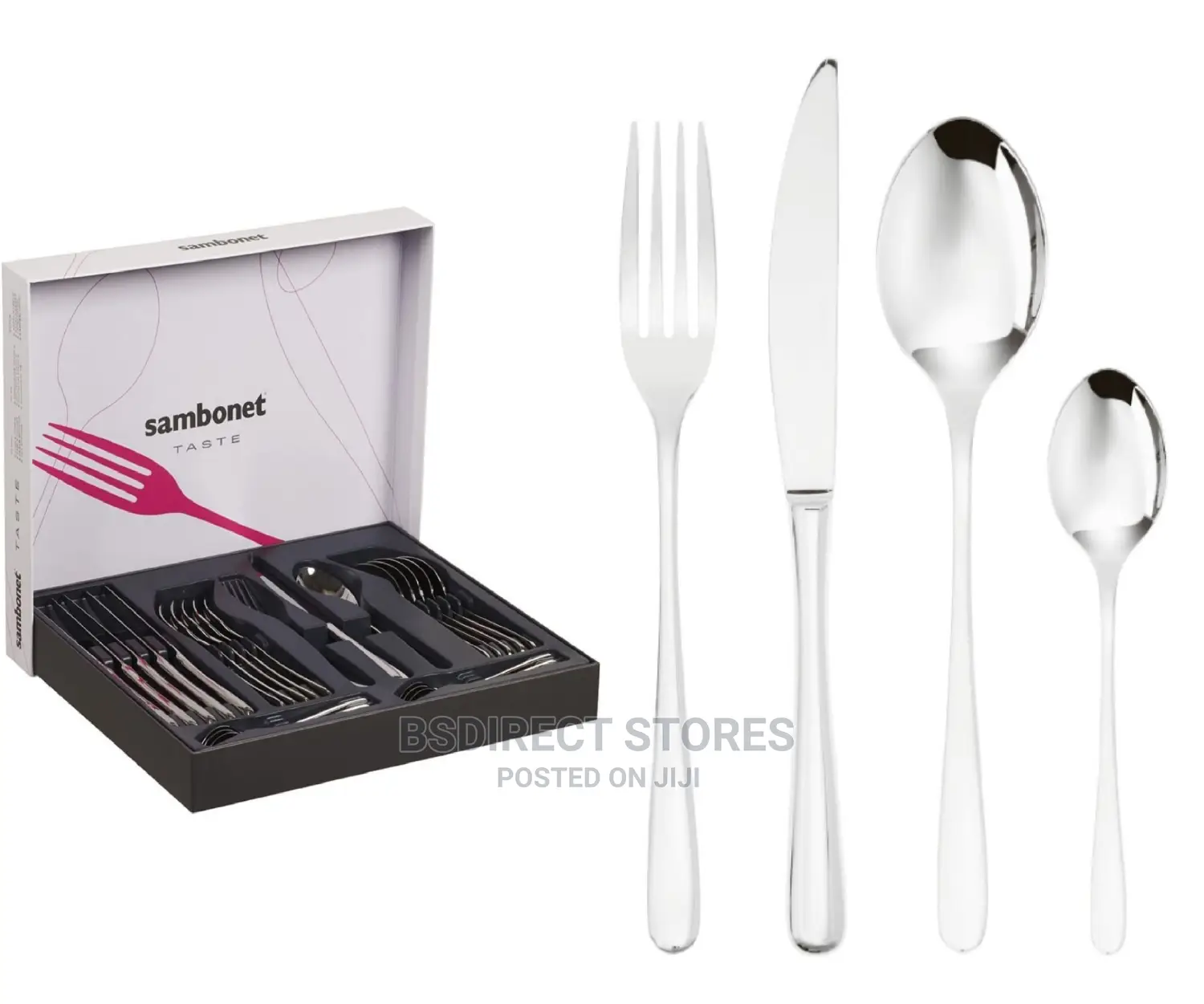 Sambonet Taste 24 Pieces Luxury Cutlery Set Stainless Steel