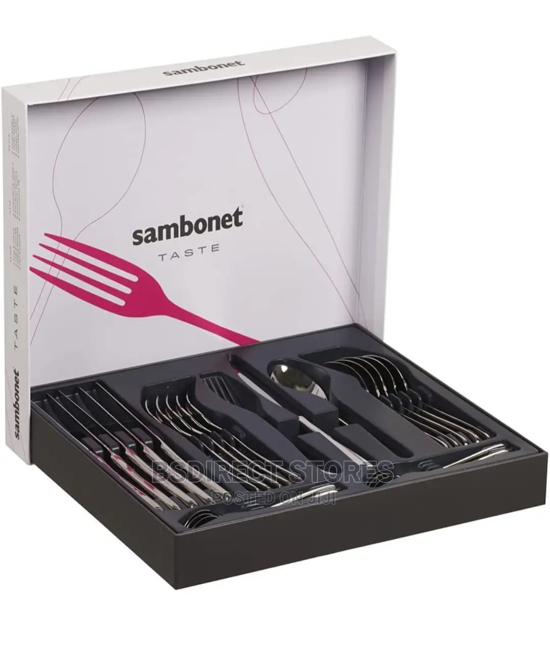 Sambonet Taste 24 Pieces Luxury Cutlery Set Stainless Steel