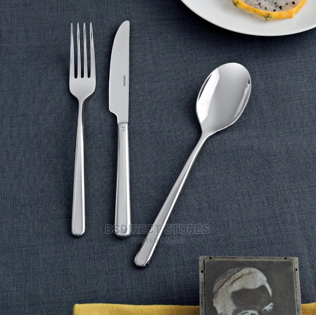 Sambonet LINEAR 24 Pieces Luxury Cutlery Set Stainless Steel