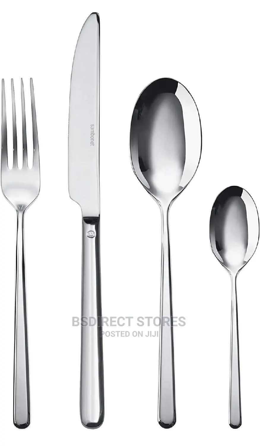 Sambonet LINEAR 24 Pieces Luxury Cutlery Set Stainless Steel