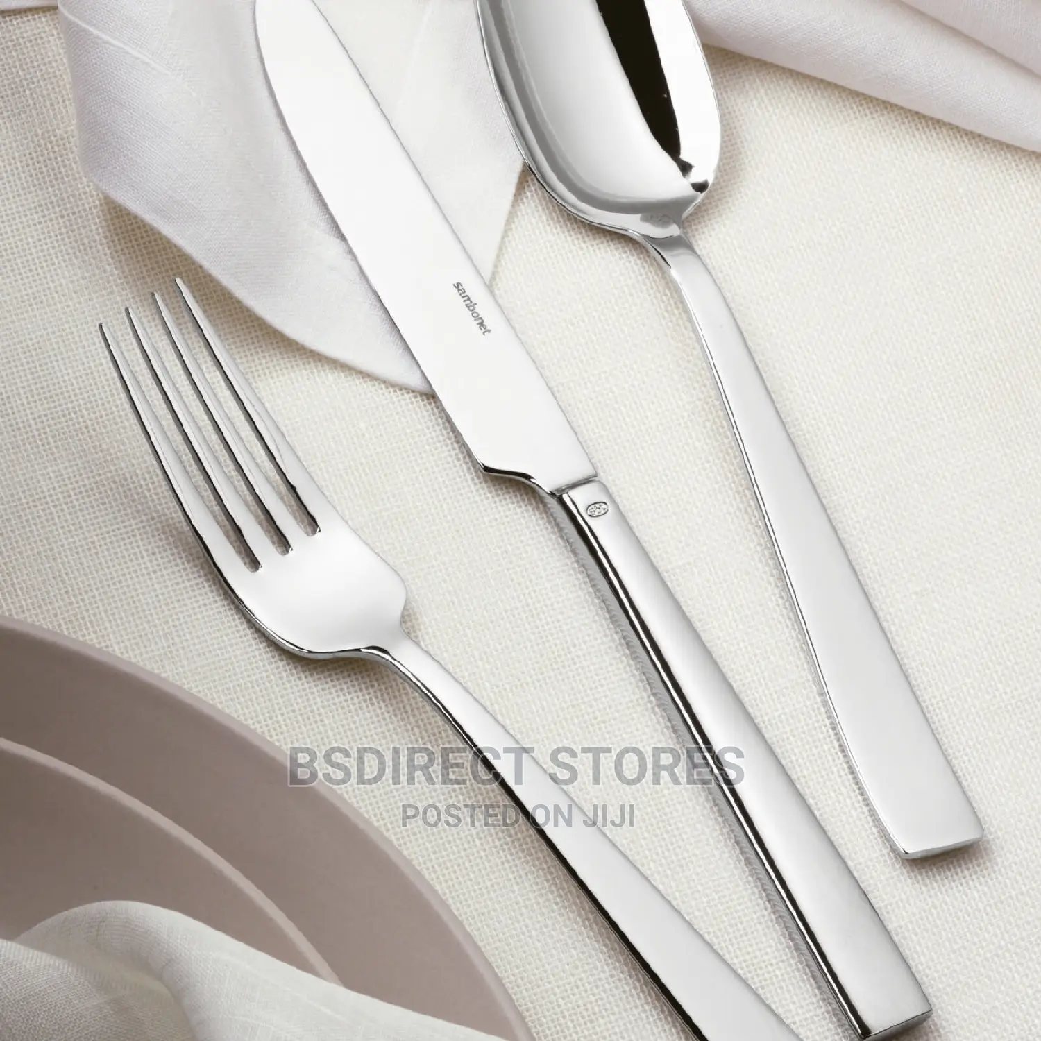Sambonet FLAT 24 Pieces Luxury Cutlery Set Stainless Steel