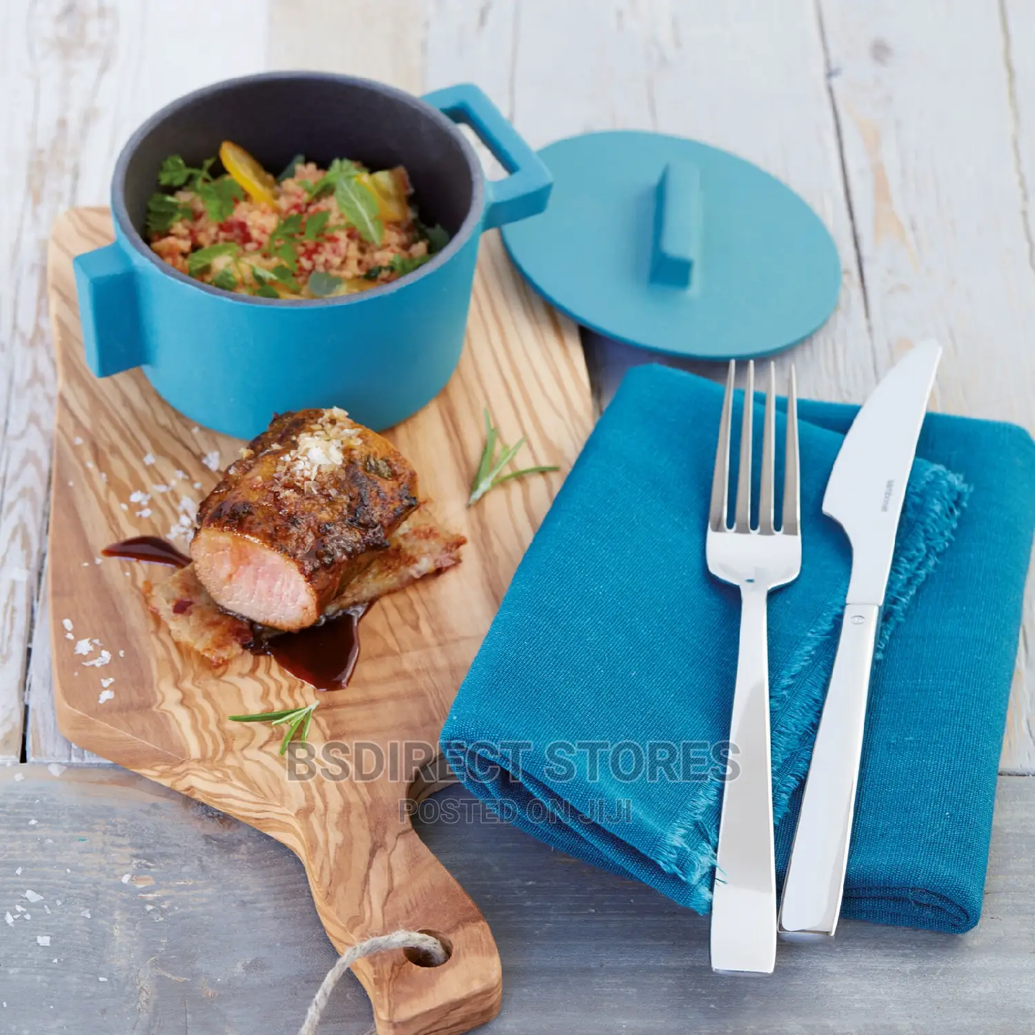 Sambonet FLAT 24 Pieces Luxury Cutlery Set Stainless Steel