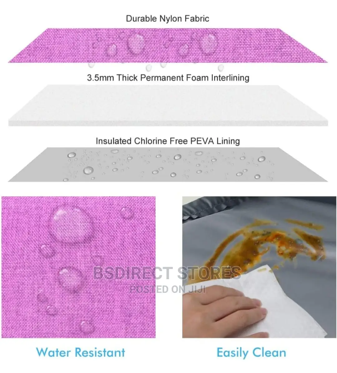 STNTUS PURPLE Cooler Lunch Bag Thermal Cool, With Ice Pack