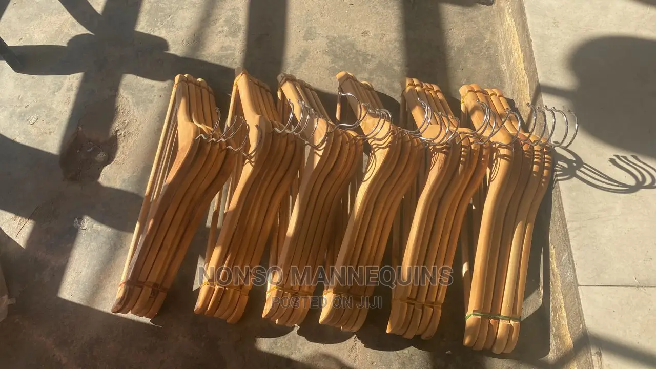 New Imported Wood Clothez Hangers