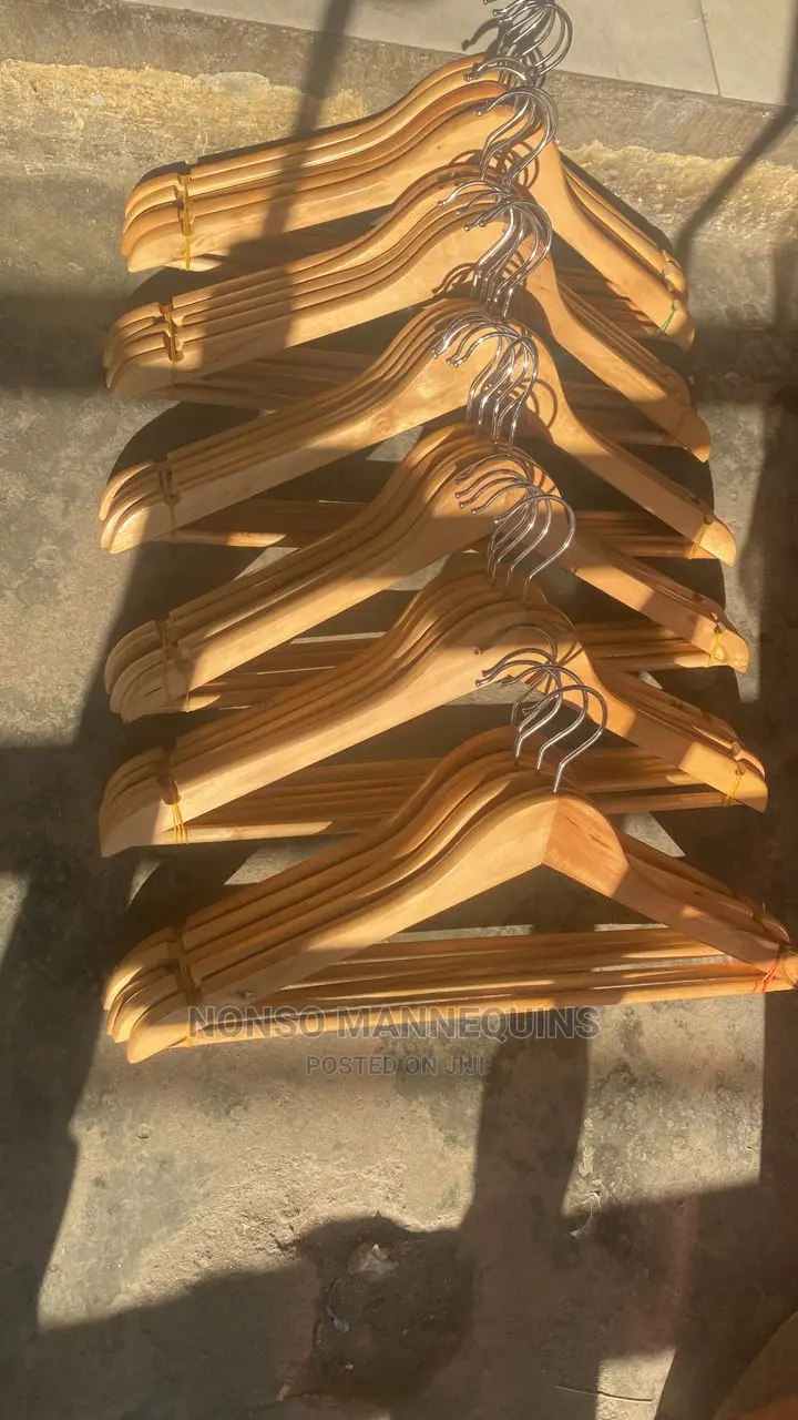 New Imported Wood Clothez Hangers