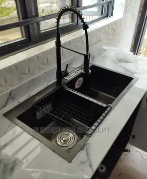 304 Anti Rust Black Double Sink