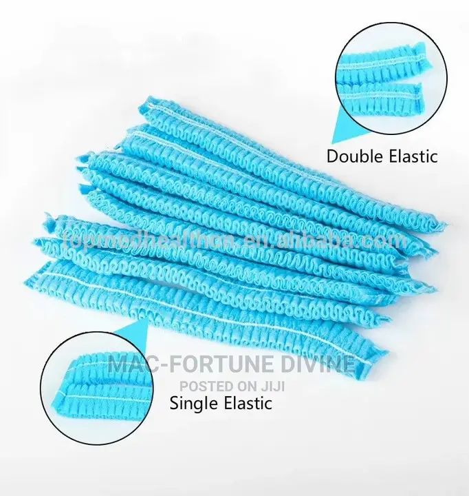 100pcs Disposable Safety Nurse Mob Caps