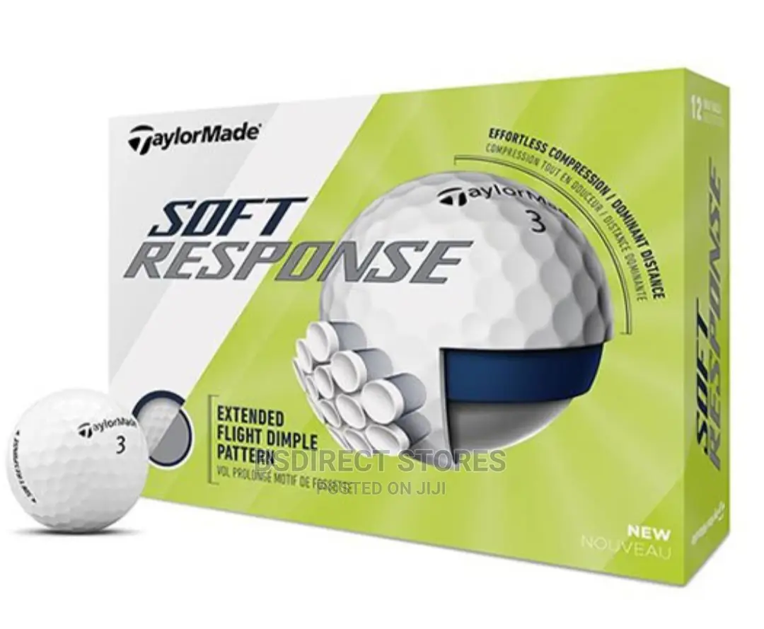Taylormade Soft Response Golf Balls Extended Flight Dimple