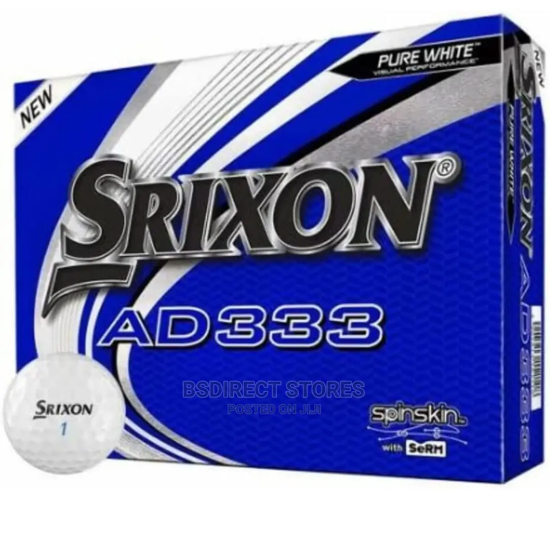 Srixon AD333 Golf Ball 338 Speed Dimple Pattern One Dozen