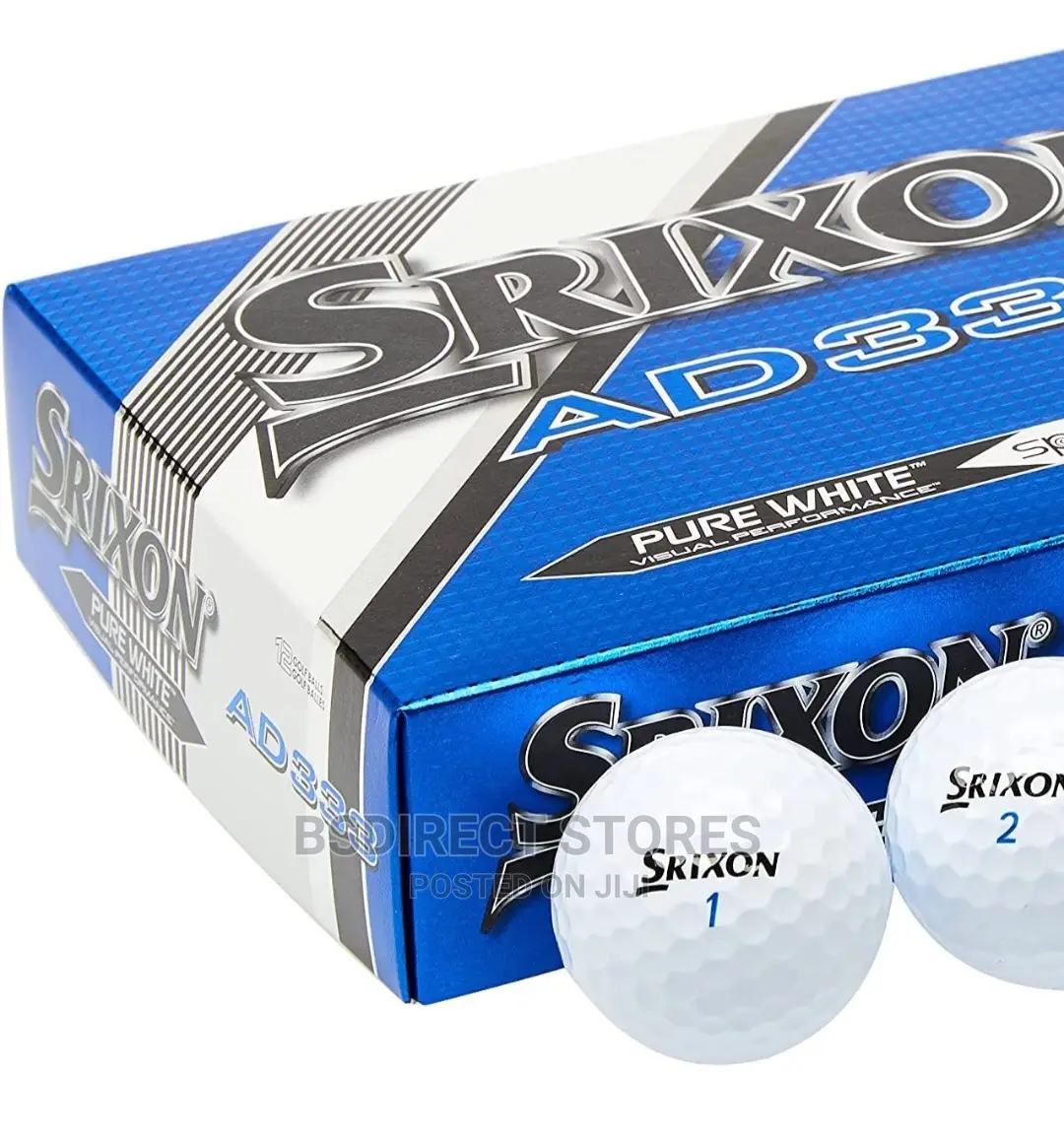 Srixon AD333 Golf Ball 338 Speed Dimple Pattern One Dozen