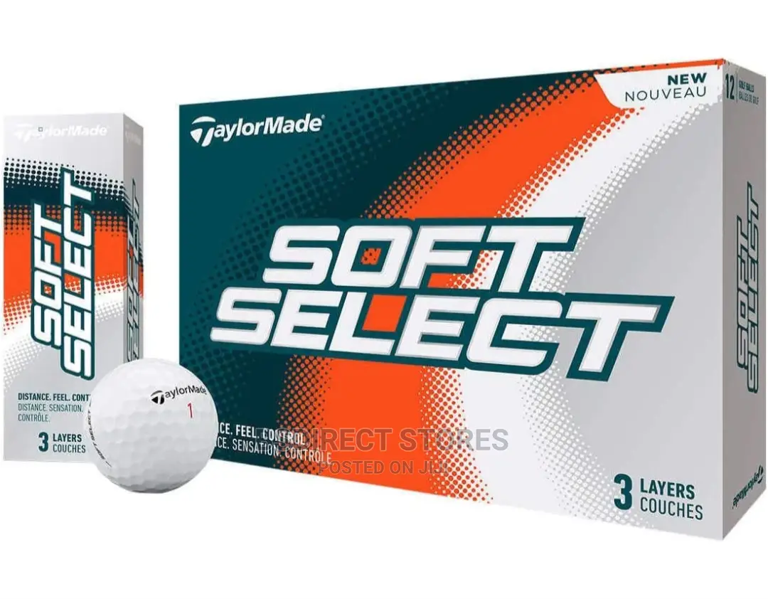 Taylormade Soft Select 3 Layer Couches Golf Balls 12 Pack