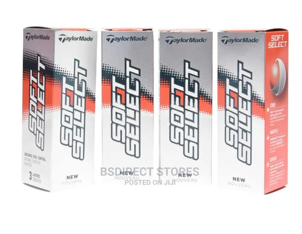Taylormade Soft Select 3 Layer Couches Golf Balls 12 Pack