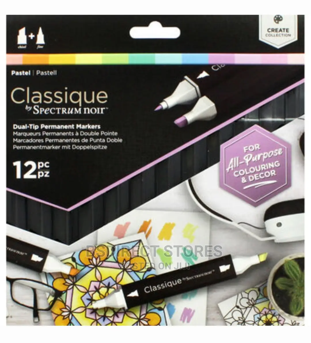 Spectrum Noir Classique Pastel Alcohol Marker Dual Nib Pens