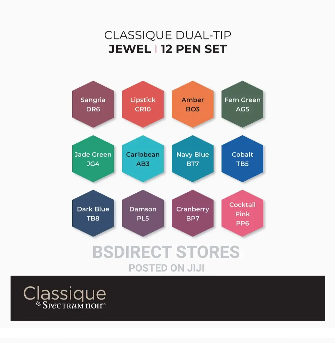Spectrum Noir Classique Jewel Alcohol Marker Dual Nib Pens