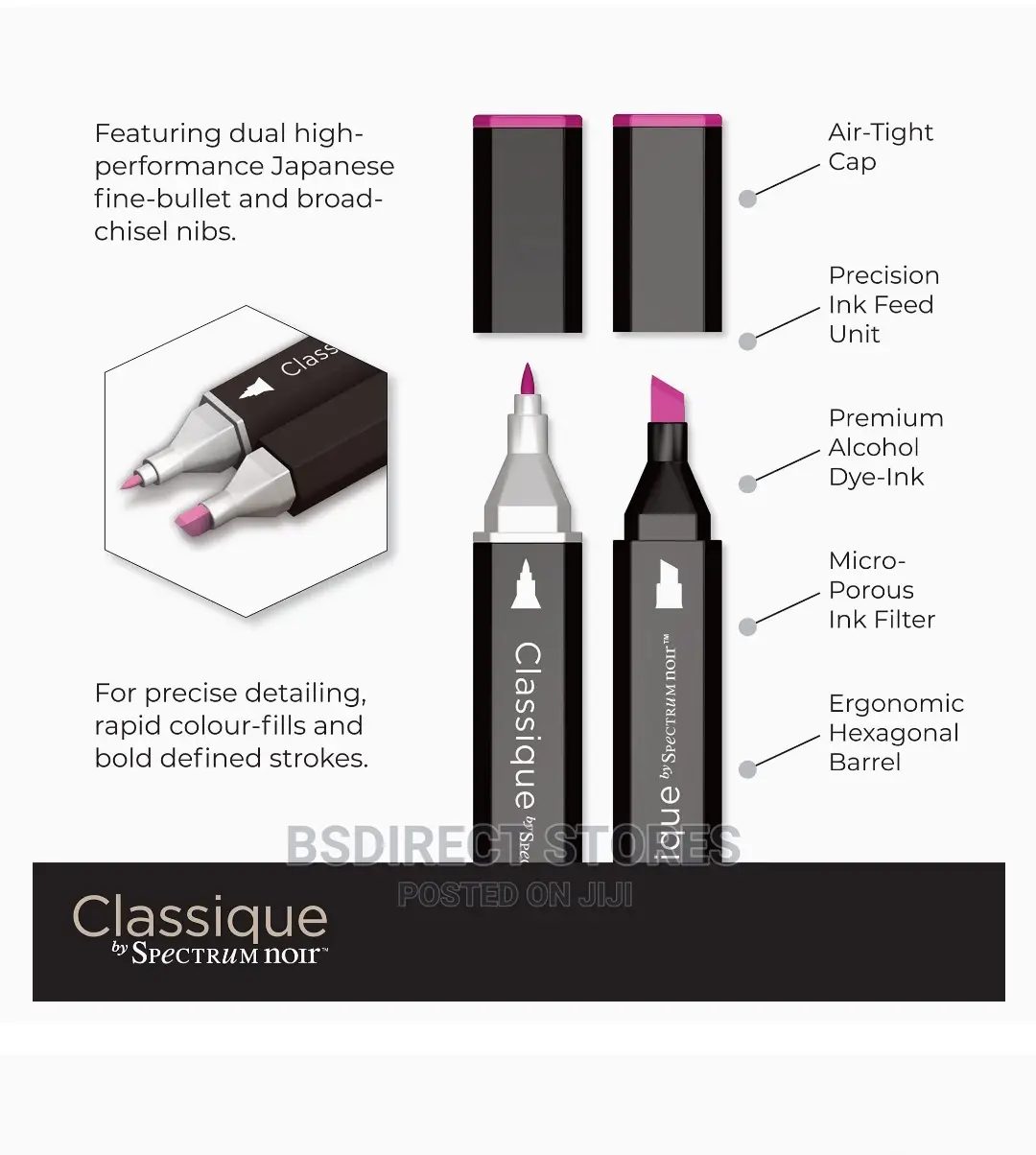 Spectrum Noir Classique Jewel Alcohol Marker Dual Nib Pens