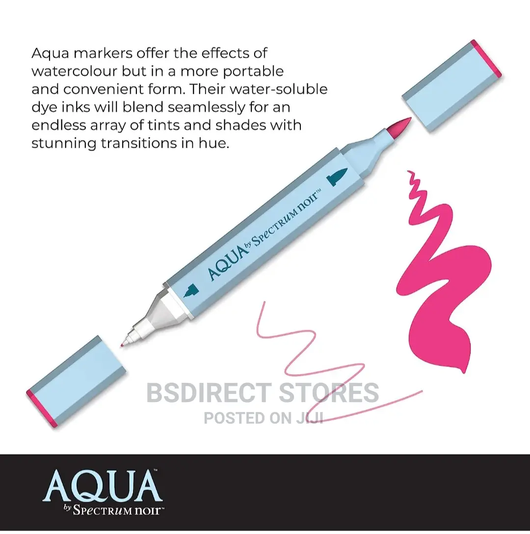 Spectrum Noir Aqua Artist's Water Based Dual Nib Marker Pens
