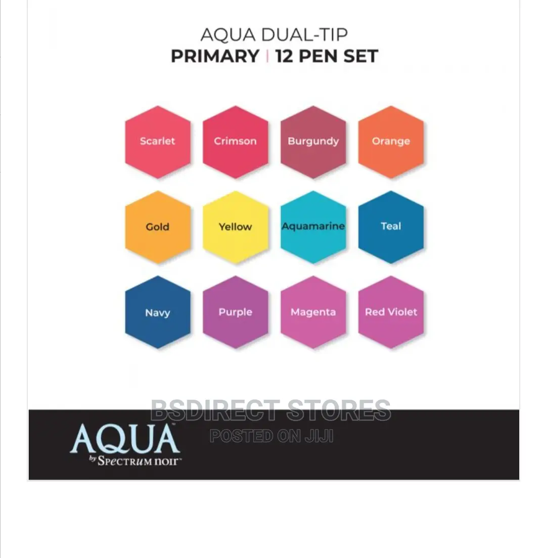 Spectrum Noir Aqua Artist's Water Based Dual Nib Marker Pens