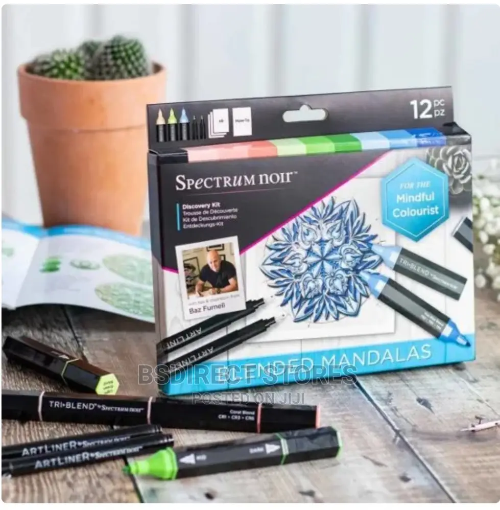 Spectrum Noir Discovery Kit Blended Mandalas For Colourist