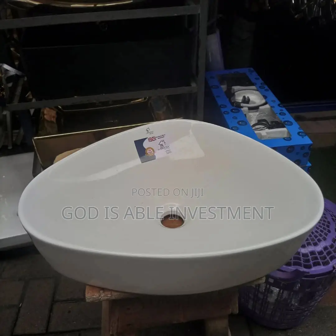 White Luxury Countertop Basin