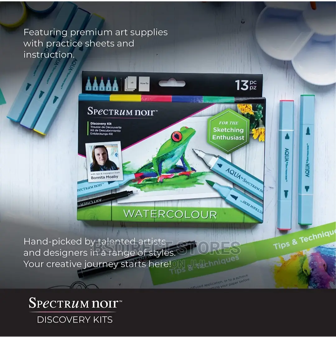 Spectrum Noir Watercolour Discovery Kit For Sketching