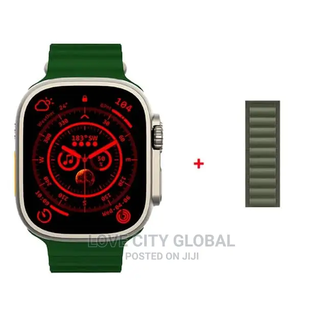 Ultra Series 8 Smart Watch Extra Strap 2.2" Hd Screen Nfc