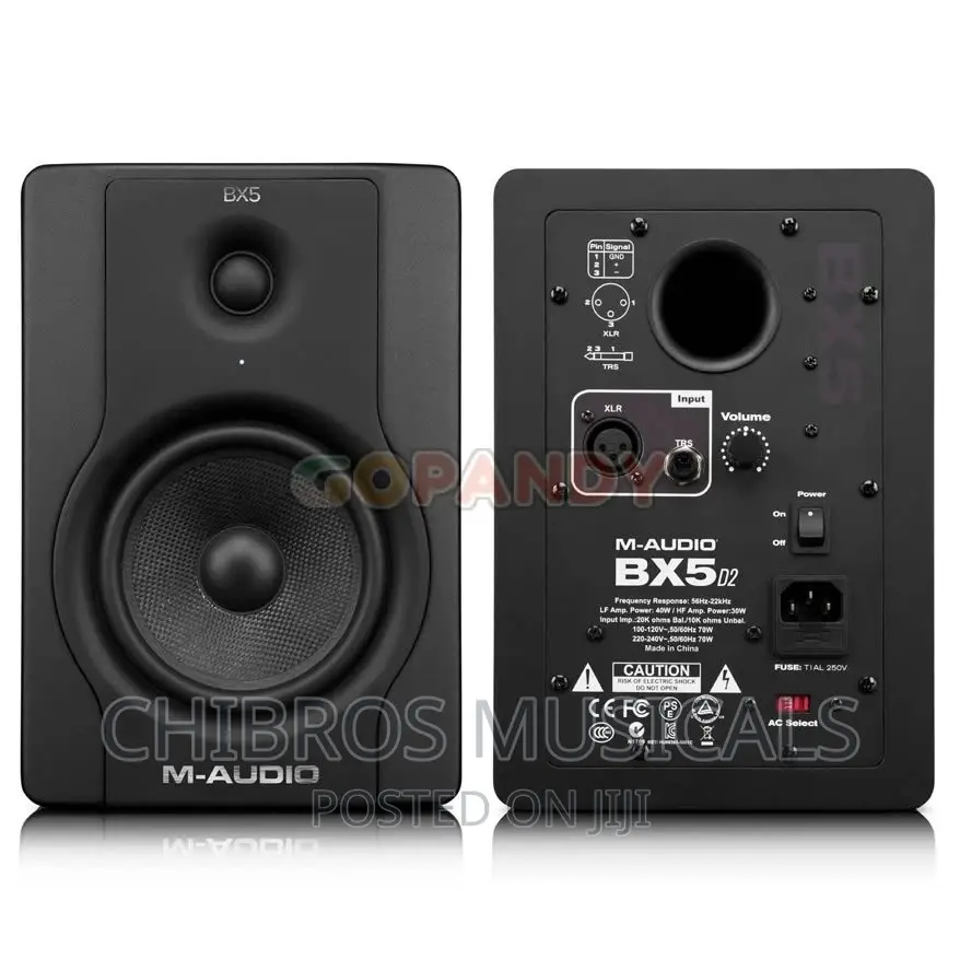 M-Audio BX5 D3 5′′ 2way Powered Studio Monitor Speakers Pair