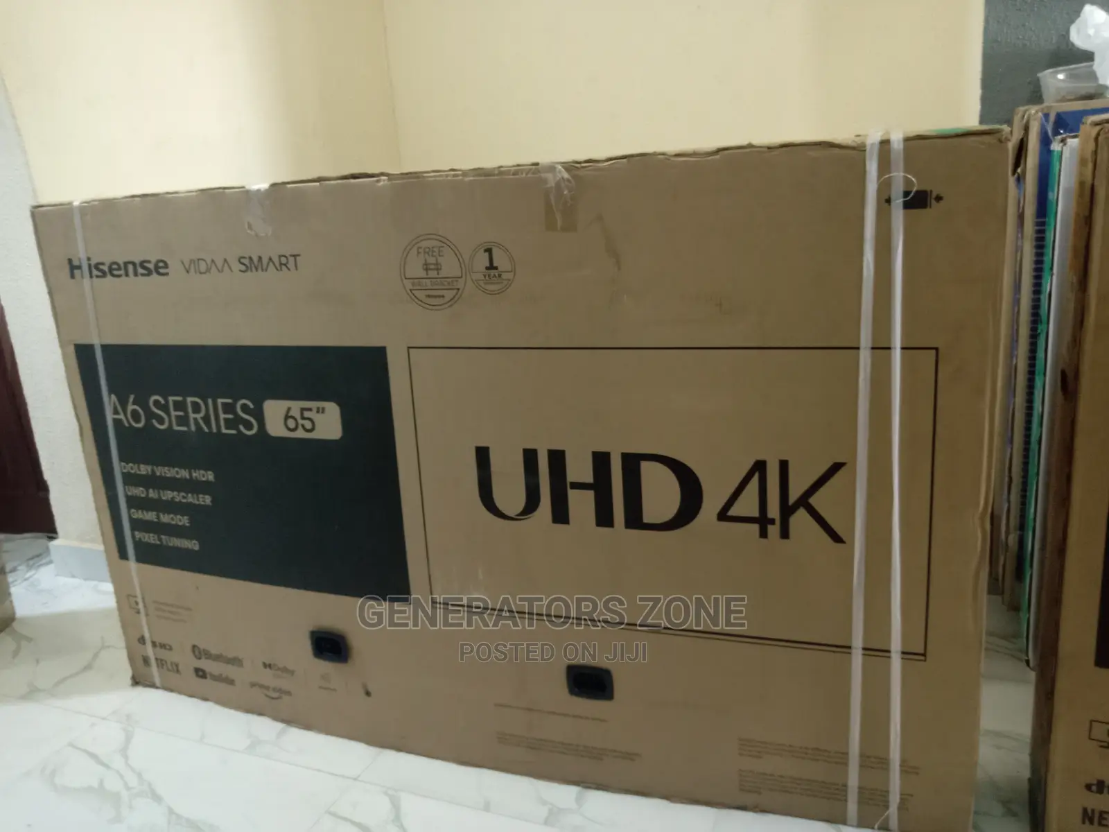 65'' Brand New Hisense 65A6H Uhd Smart TV PLUS Youtube