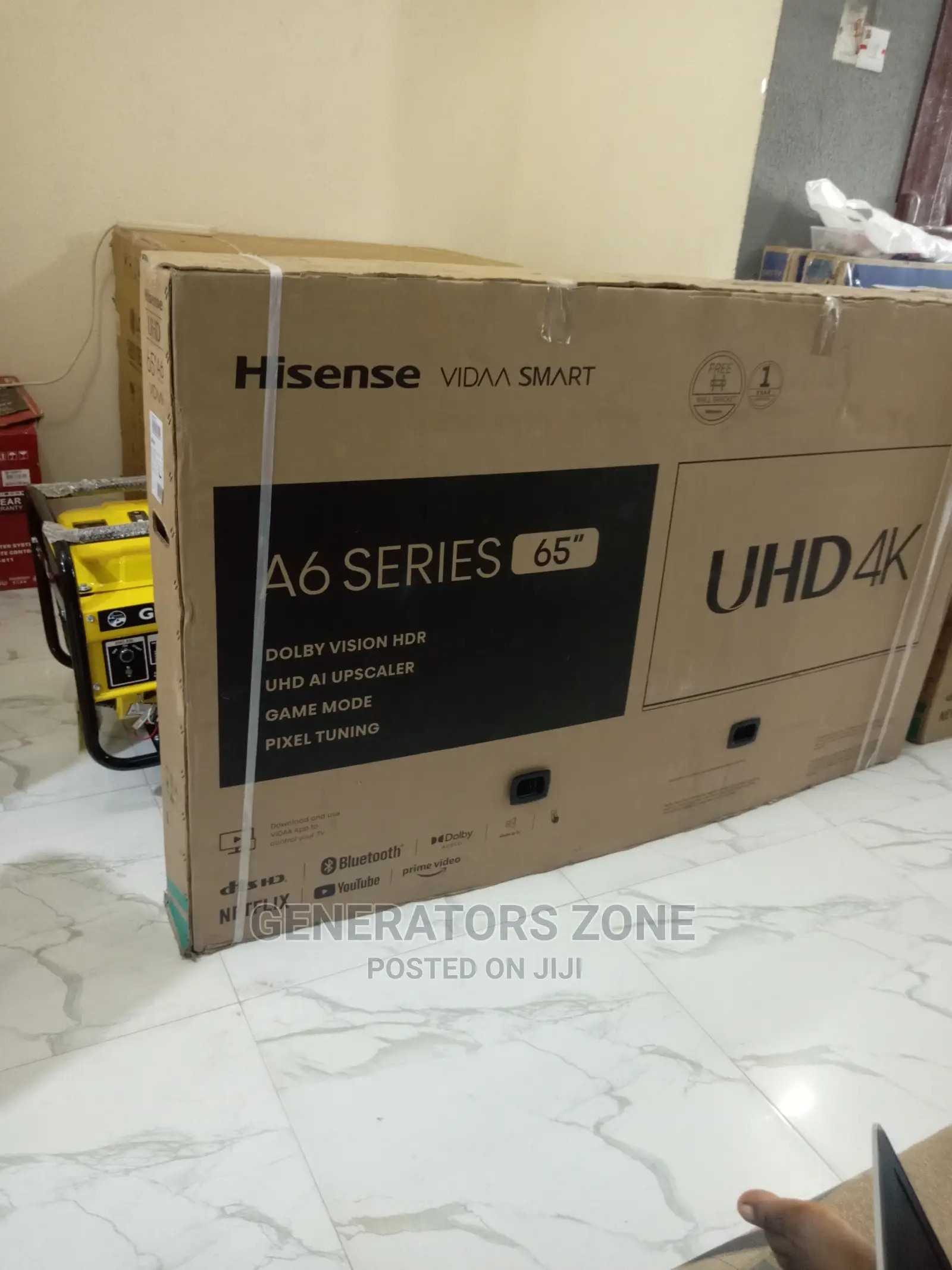 Hisense 65-Inch Uhd Smart Tv-Usb,Hdmi,Av (Brand-New)