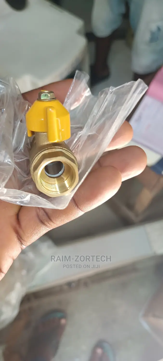 Brass Butterfly Handle Gas Control Ball Valve Threaded