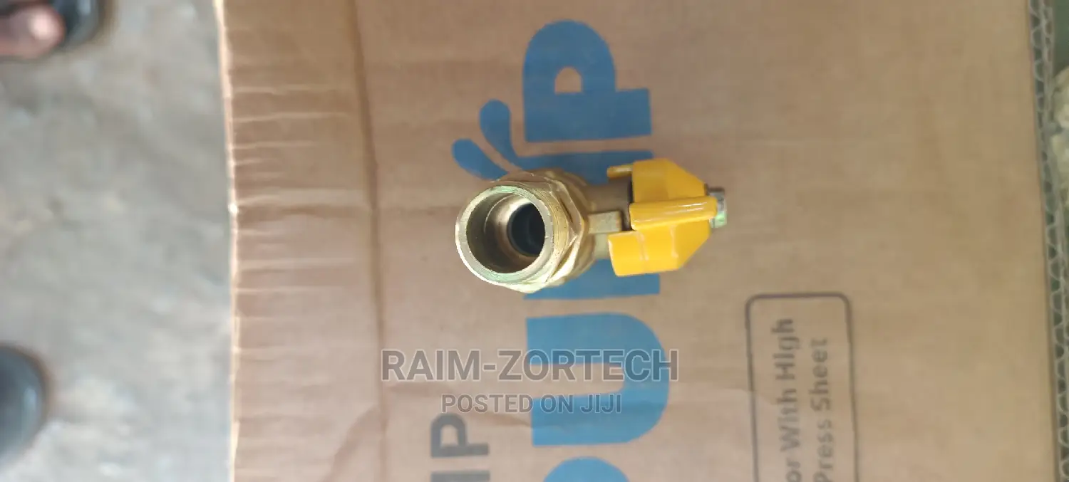 Brass Butterfly Handle Gas Control Ball Valve Threaded