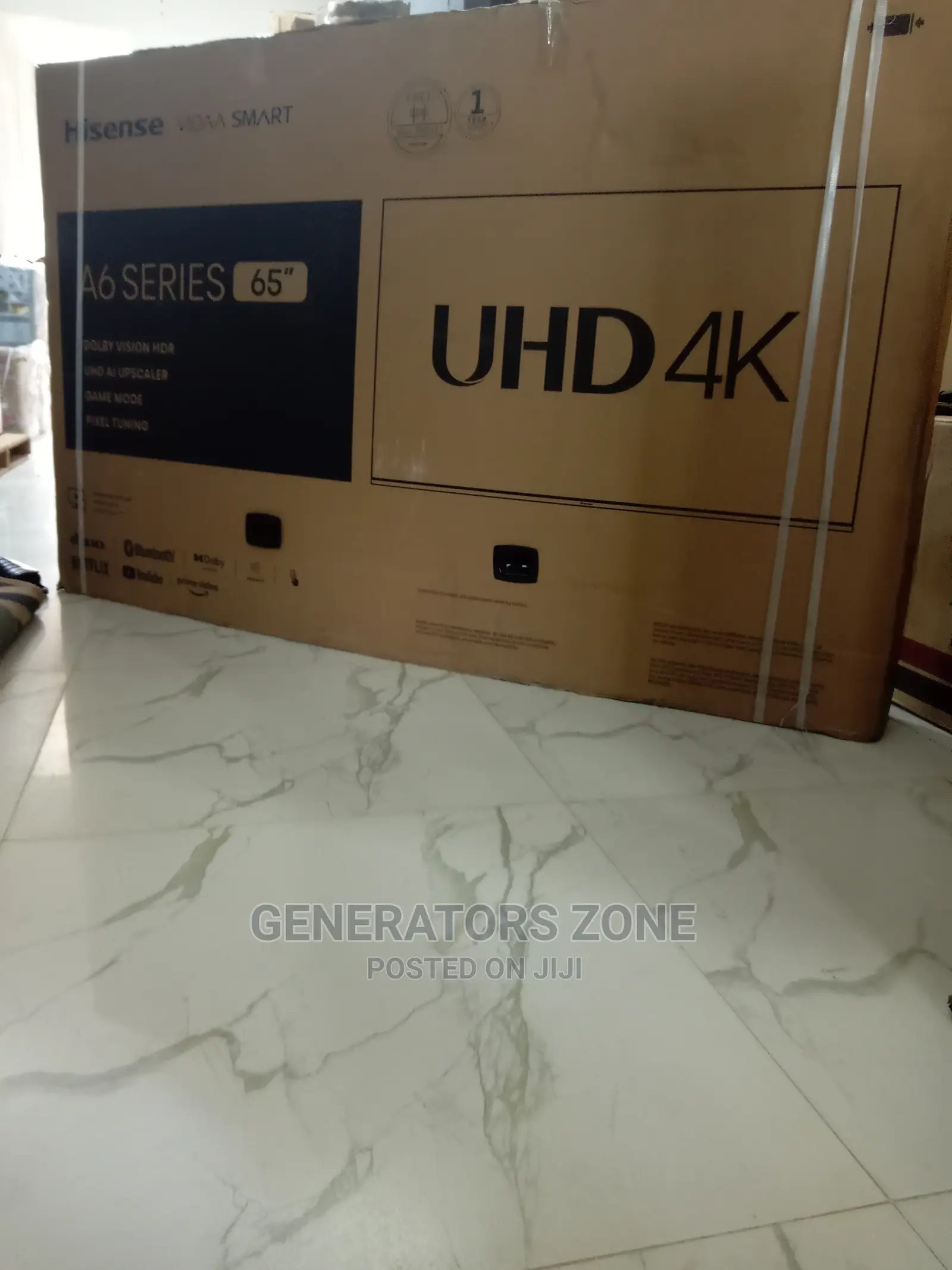 Hisense 65 Inch 65A6H Smart UHD LED TV + 1 Year WARRANTY