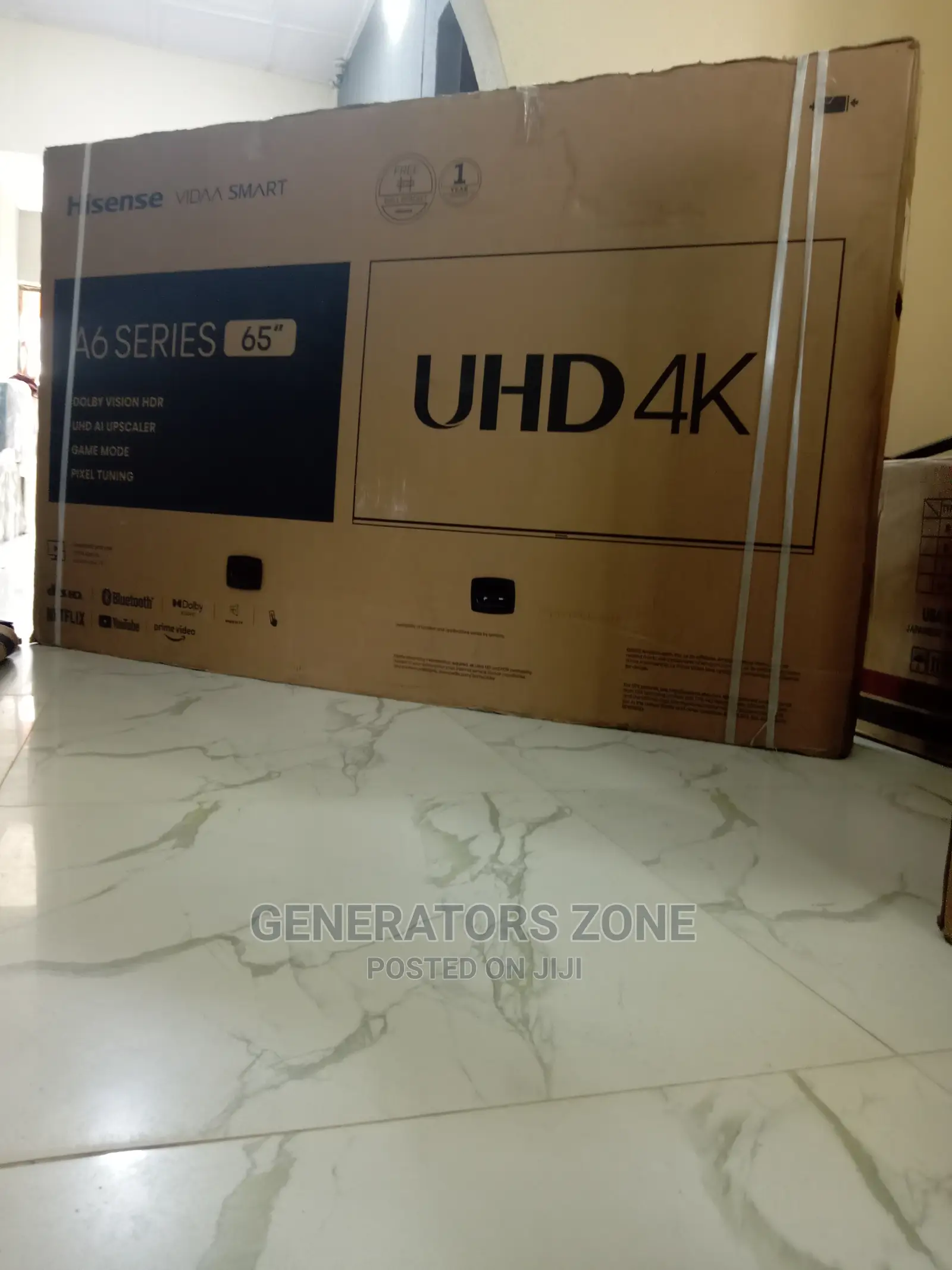 Hisense 65 Inch 65A6H Smart UHD LED TV + 1 Year WARRANTY