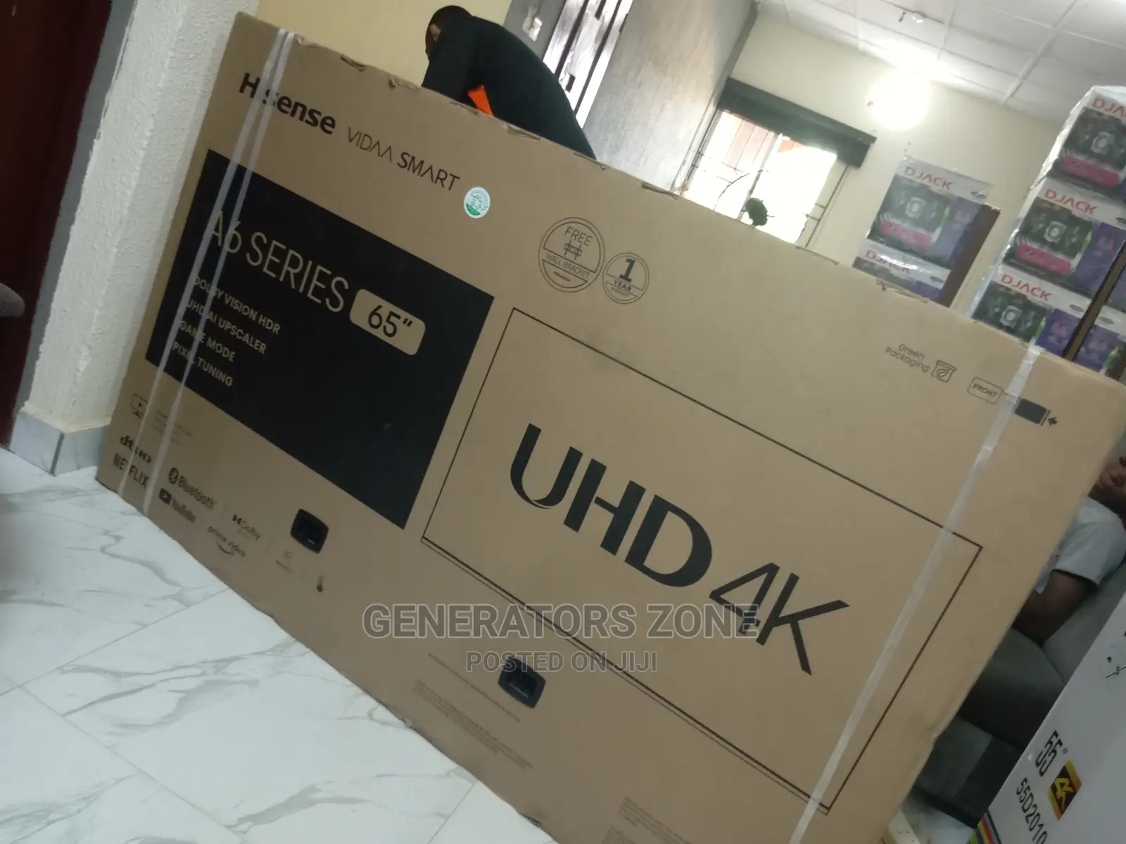 Ultra HD - Dolby Vision HDR Hisense 65'' Smart Tv-65a6h