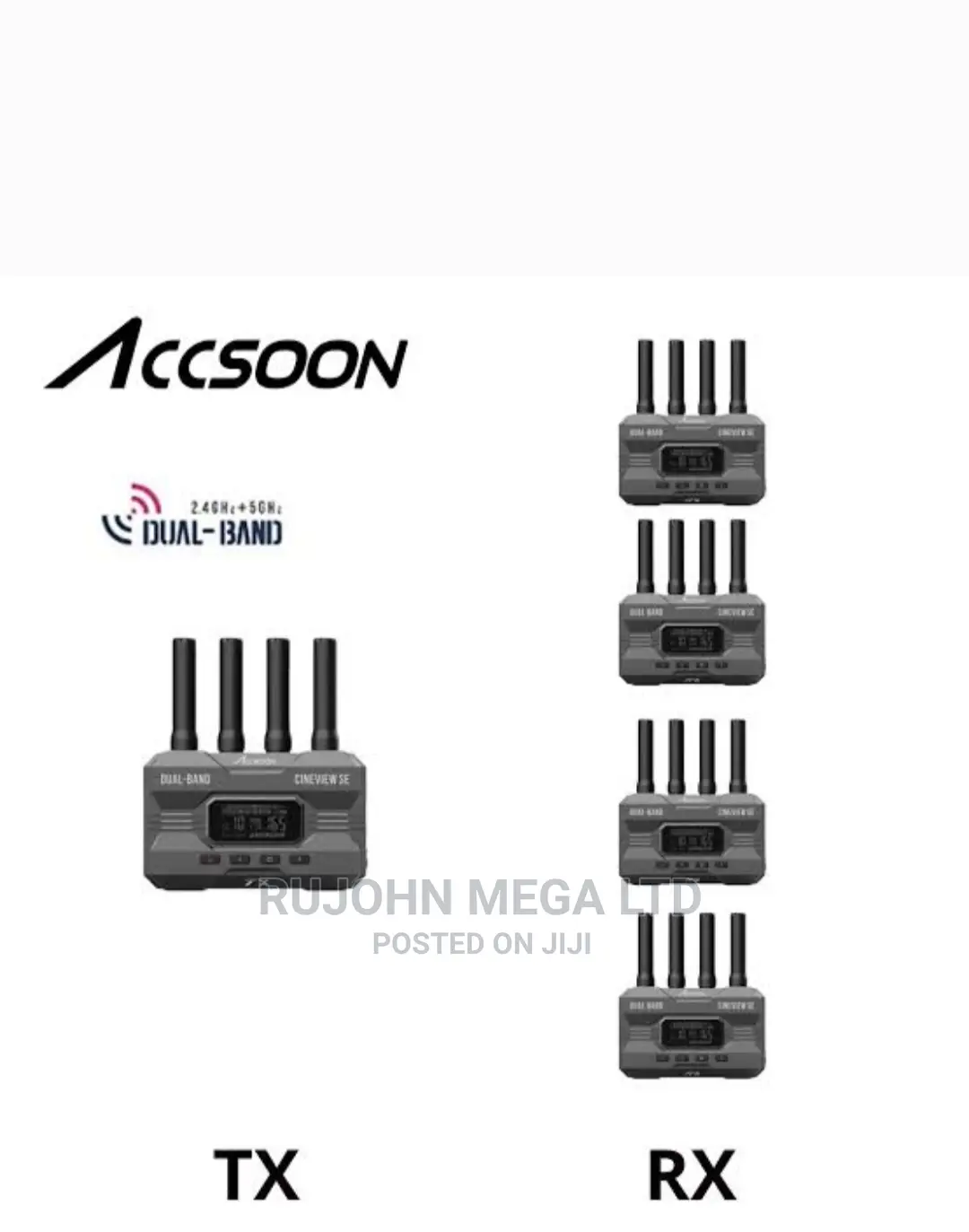Accsoon Cineview SE 350m(1,200ft)Wireless 1TX 4RX Combo