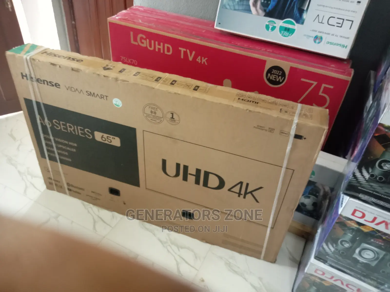 65'' Hisense Uhd Smart TV Featuring Uhd Ai Upscaler-65a6h