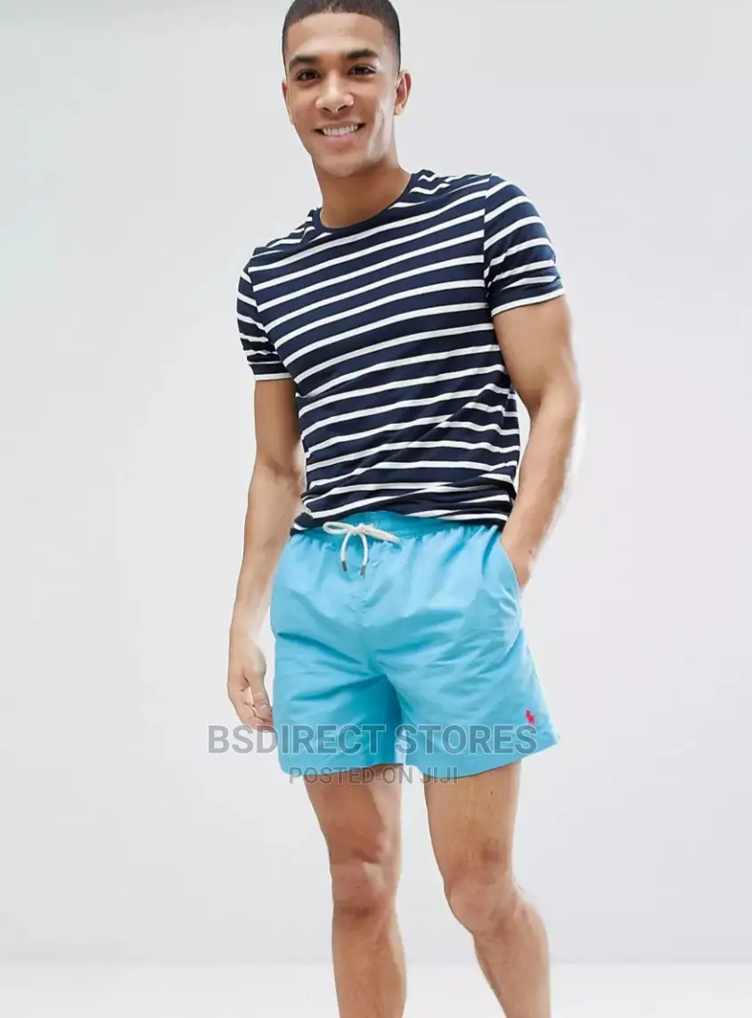 Ralph Lauren LARGE MARGIE BLUE Hawaiian Traveller Swim Short