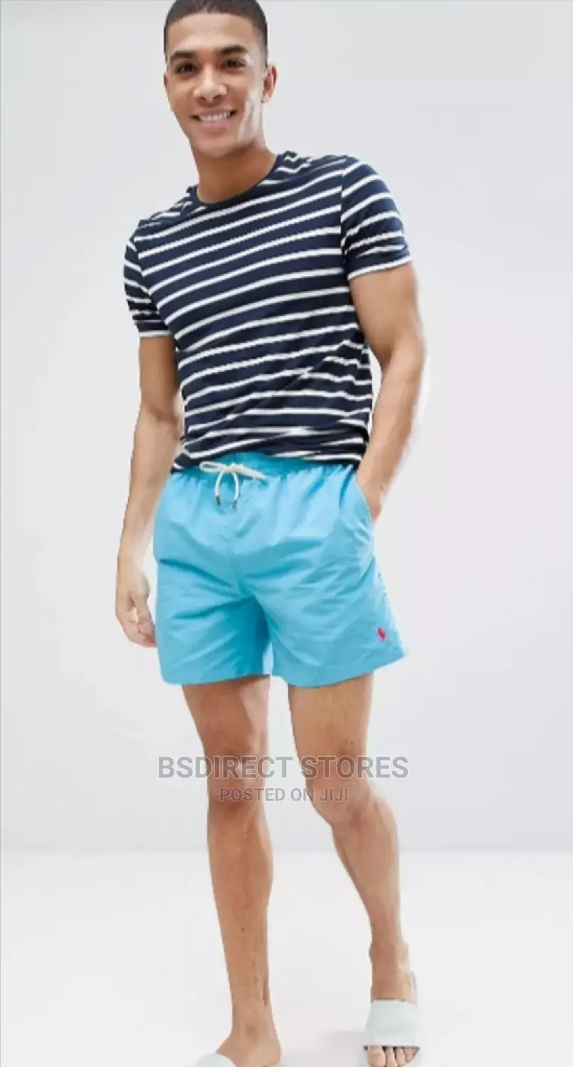 Ralph Lauren X-L MARGIE BLUE Hawaiian Traveller Swim Short