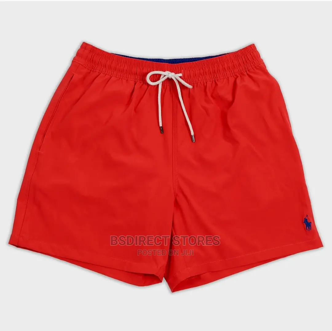Ralph Lauren XL RED Classic Swim Hawaiian Traveller Short