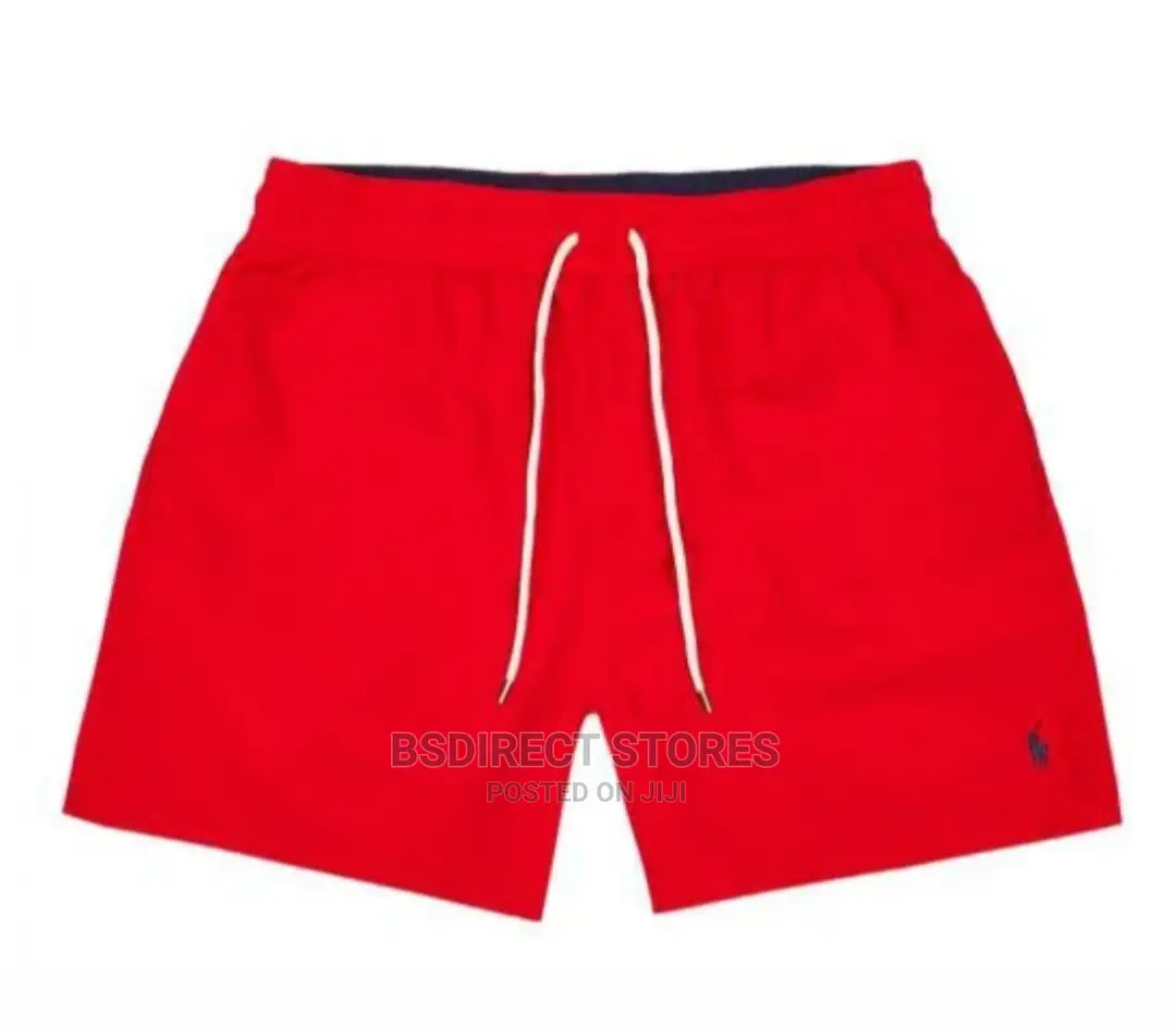 Ralph Lauren XL RED Classic Swim Hawaiian Traveller Short