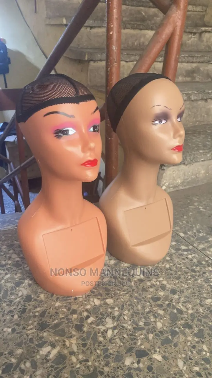 Mannequin Heads Od Different Shades