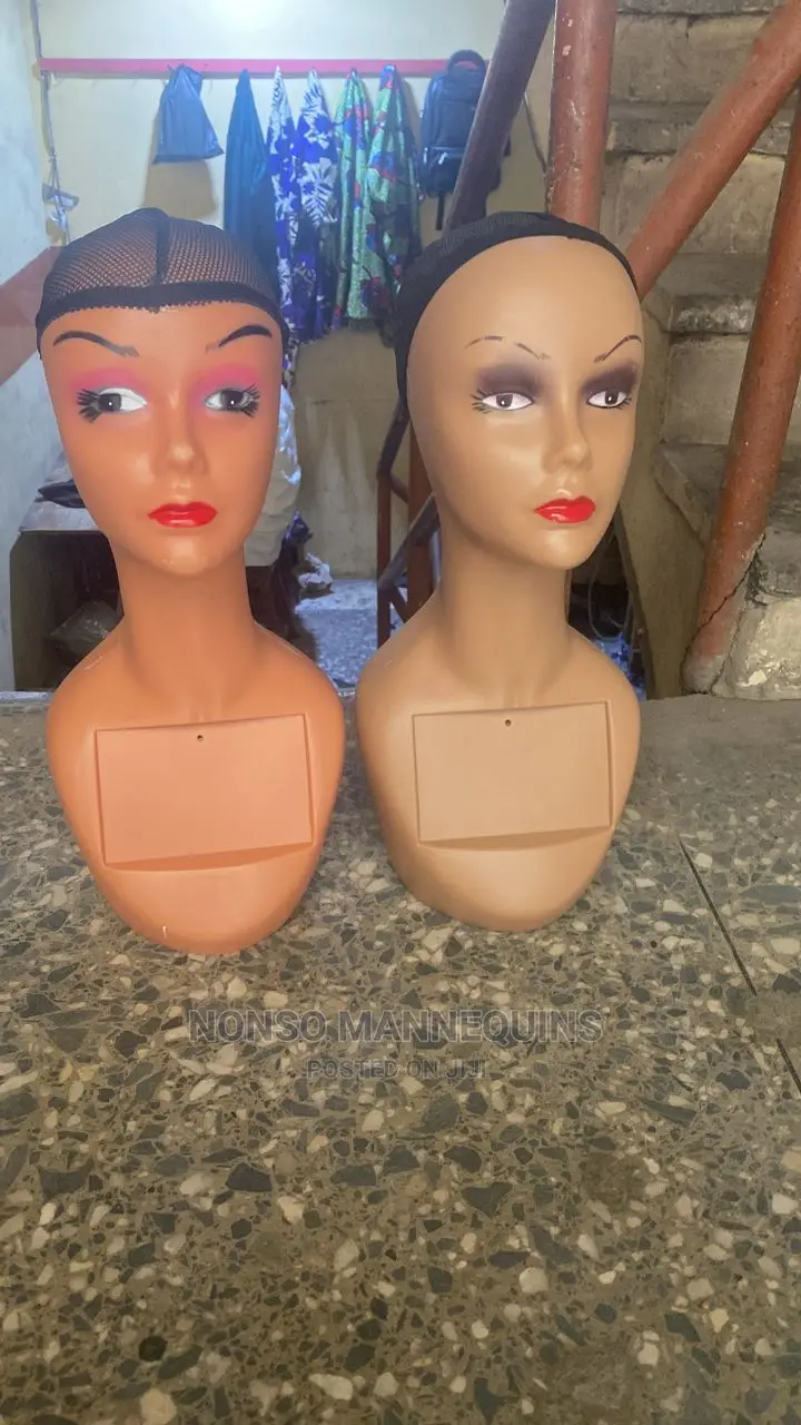 Mannequin Heads Od Different Shades
