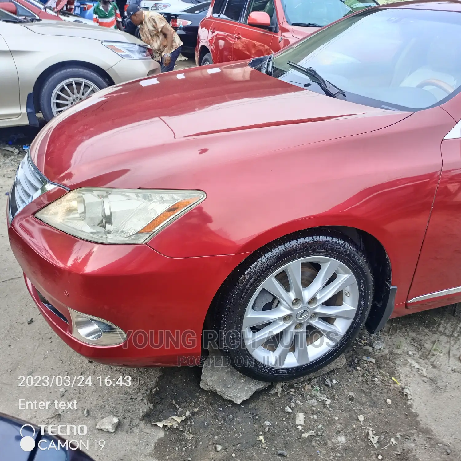 Lexus ES 350 2010 Red