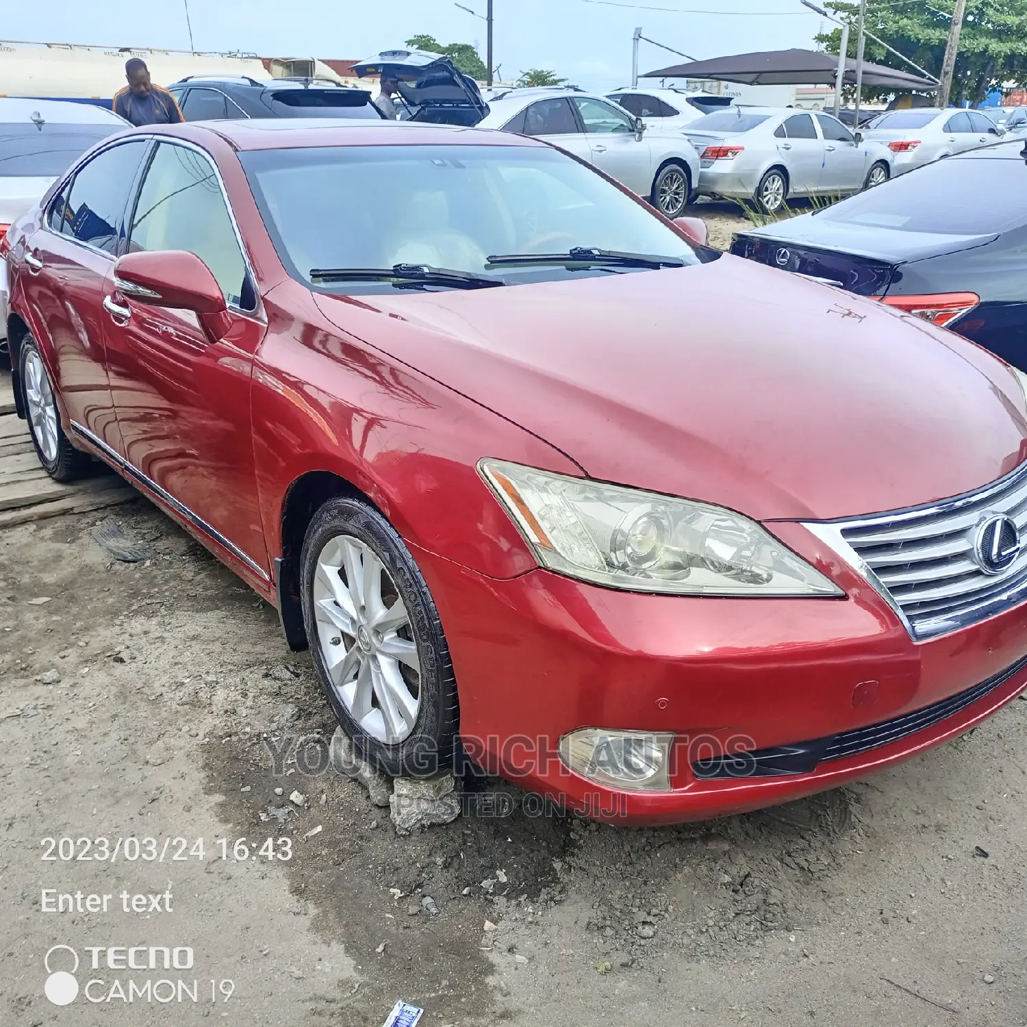 Lexus ES 350 2010 Red