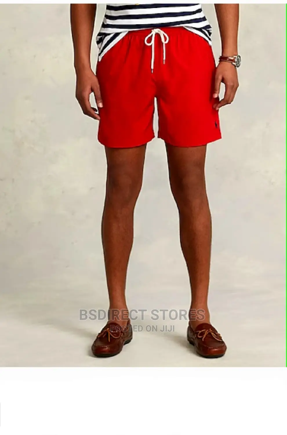 Ralph Lauren SMALL RED Classic Swim Hawaiian Traveller Short