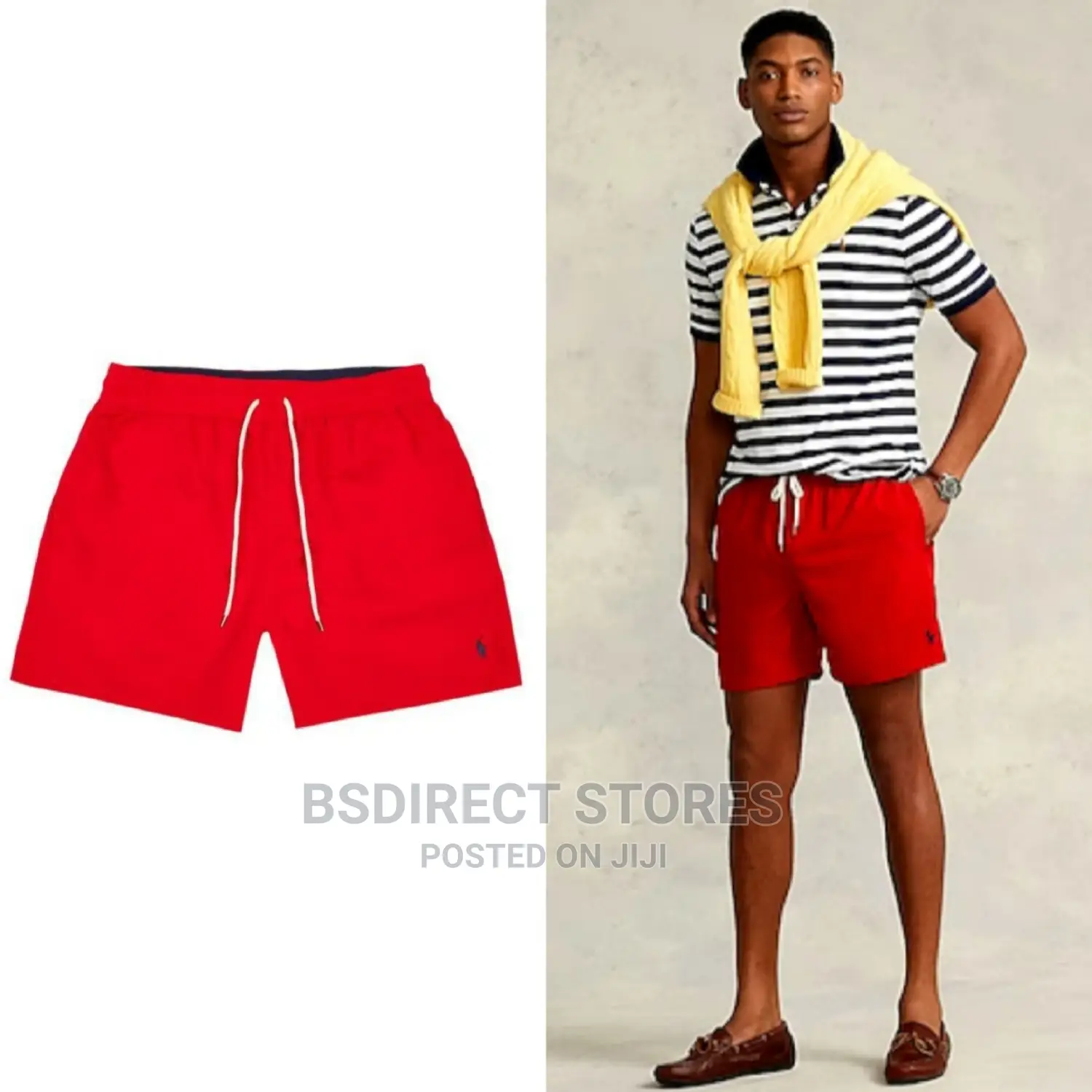 Ralph Lauren SMALL RED Classic Swim Hawaiian Traveller Short
