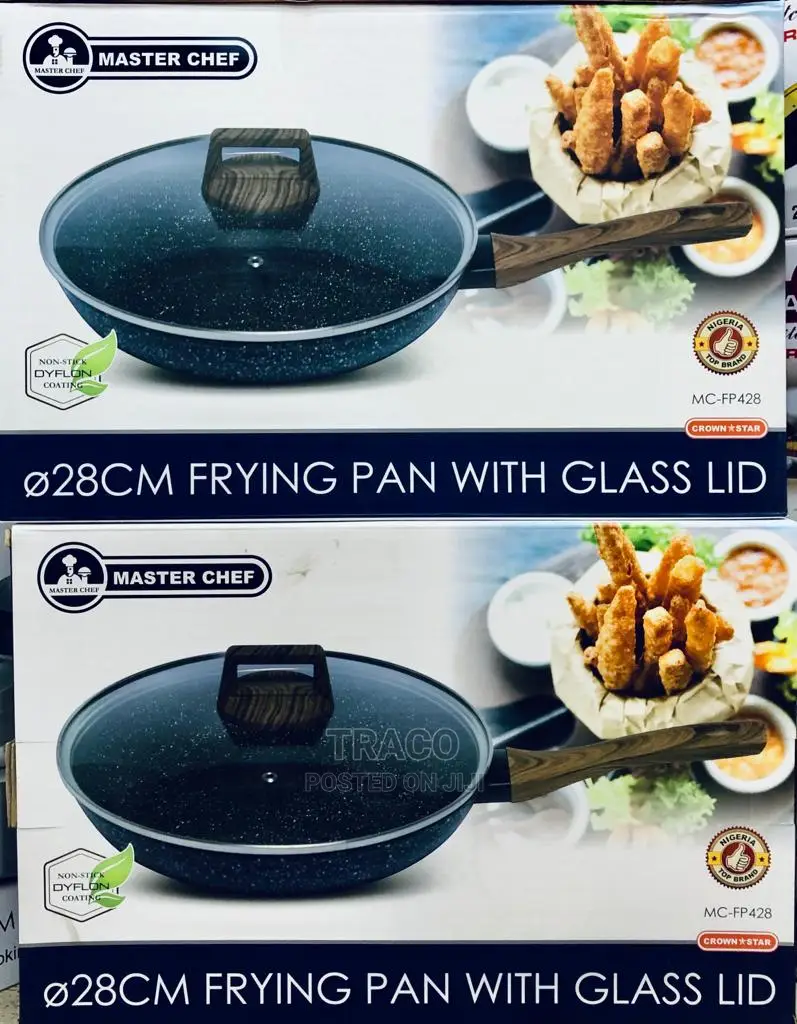 Masterchef 28cm Frypan With Glass Lid