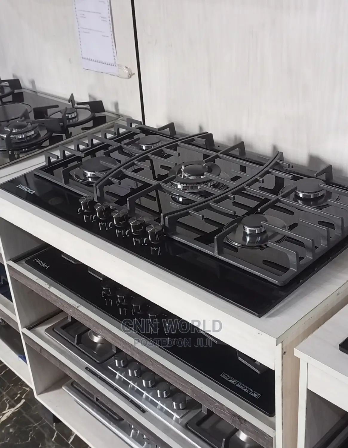 Quality Phima Automatic Cabinet 90cm 5 Burners Top Glass