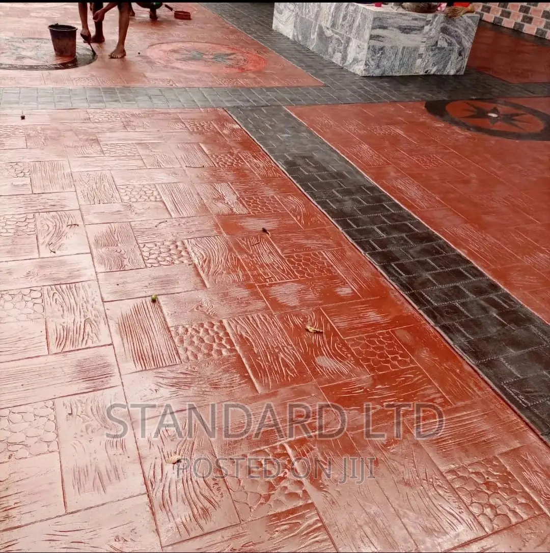 American Standard Stamp Concrete Floor