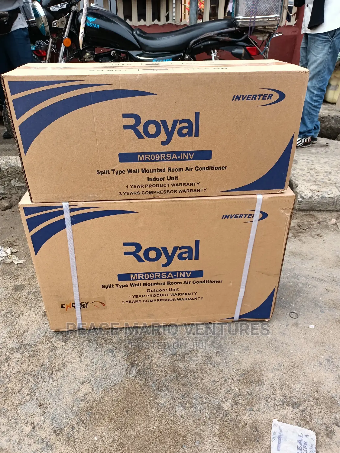 Original Royal 1hp Inverter Air-Conditioner With 2year Wrnty