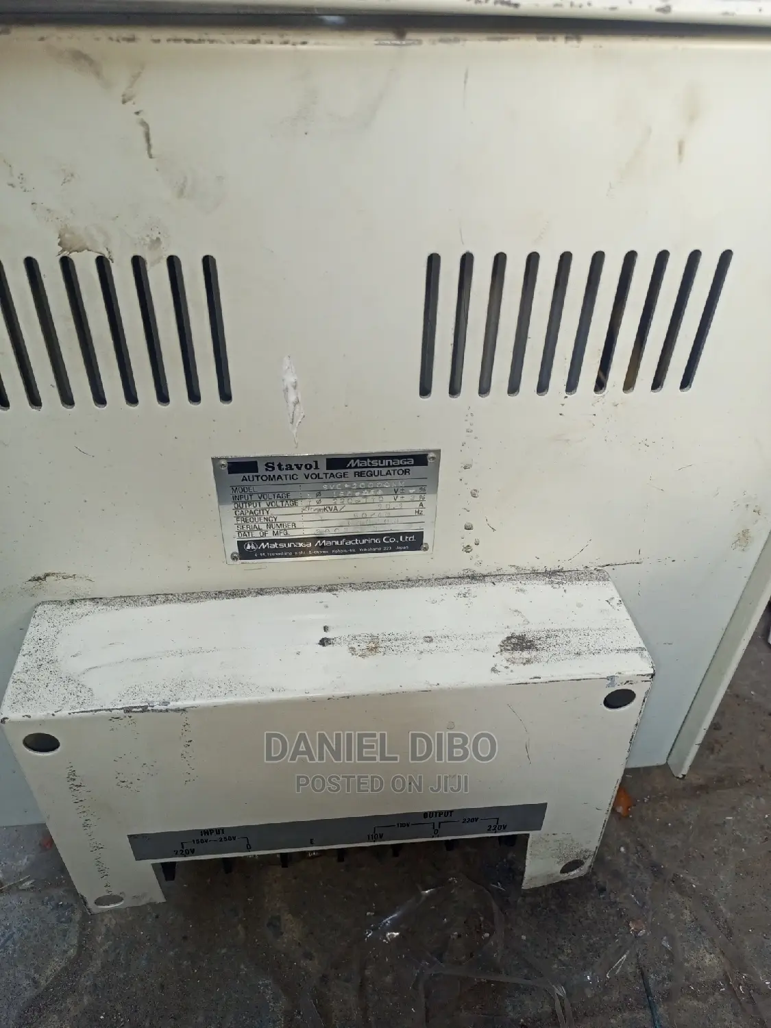 Matsunaga Stavol Industrial Stabilizer 20KVA